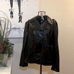 Beautiful Chicos faux leather jacket!
